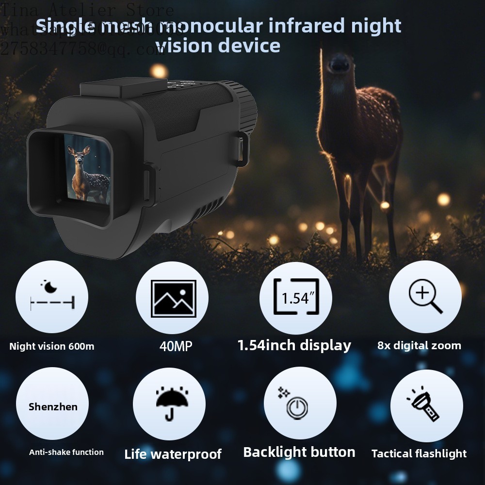 Z9001 열화상 스코프 열화상 단안경 40MP 8배  - Thermal Scope Night Vision Monocular 리뷰 및 가격