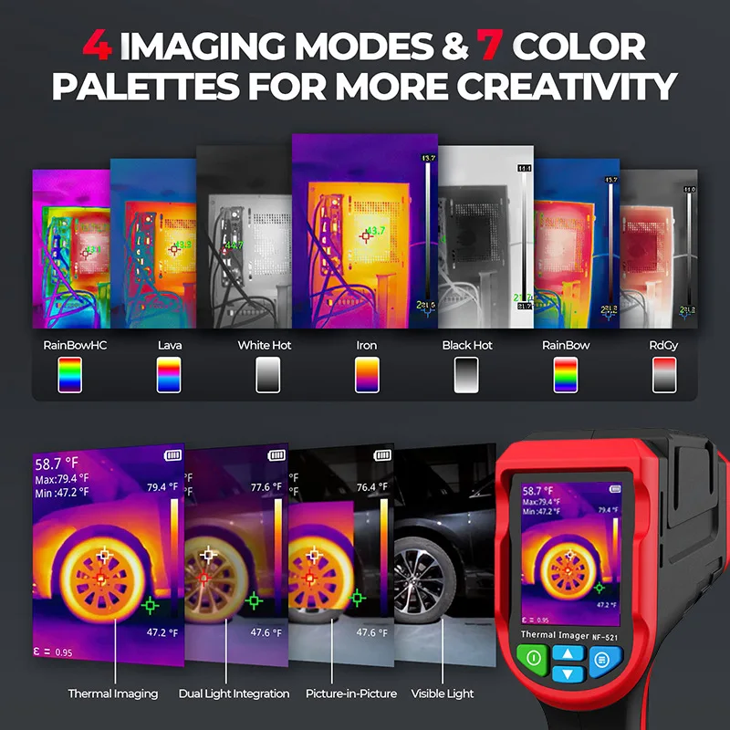 노야파 NF-521 휴대용 열화상 카메라 2MP 가시광 - Nf 521 Thermal Imaging Camera 리뷰 및 가격