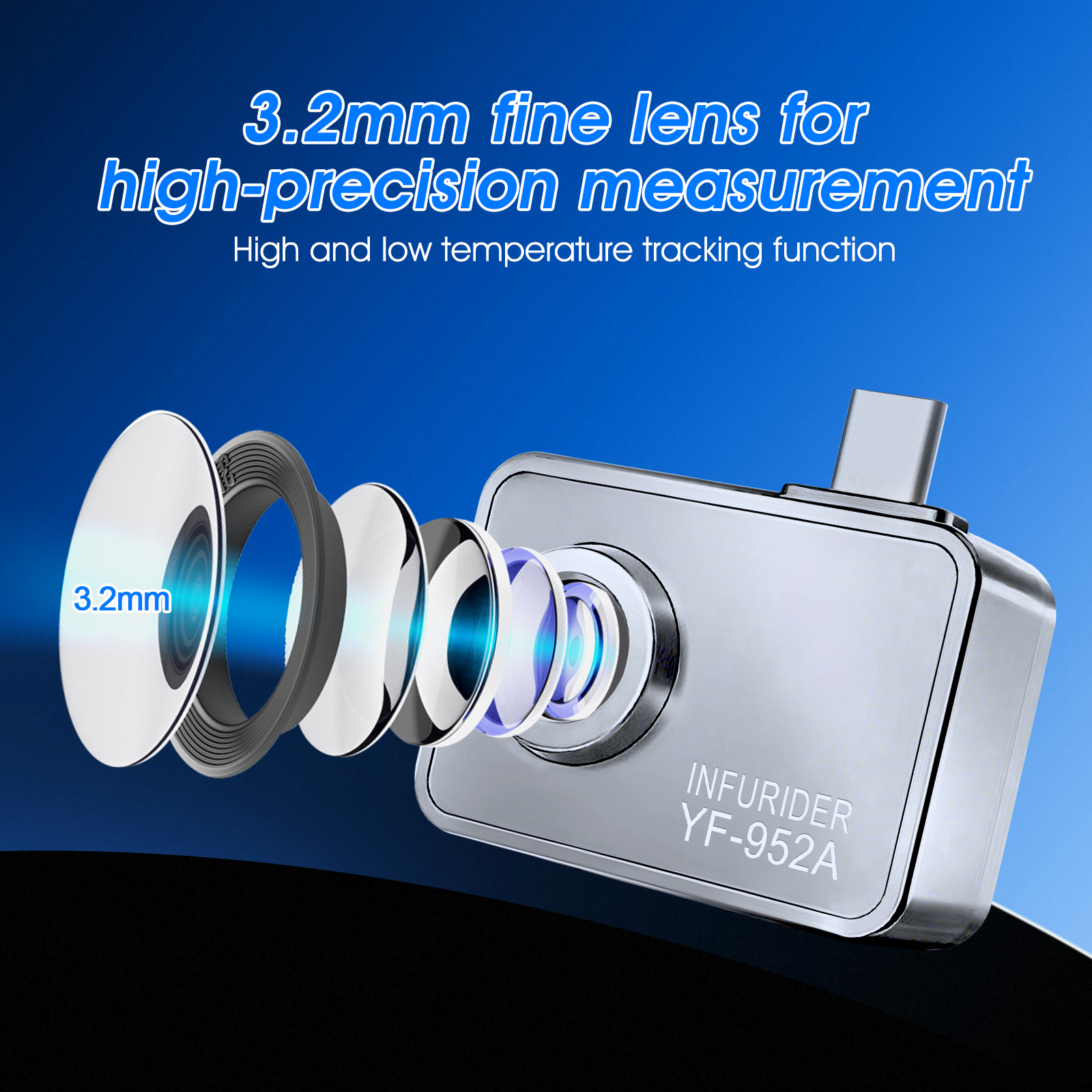 안드로이드용 256x192 해상도 열화상 카메라 – T - Thermal Imaging Camera 256X192 리뷰 및 가격