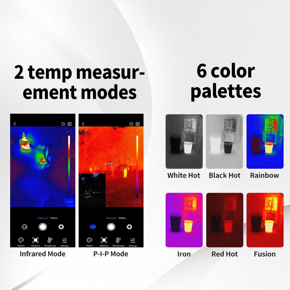 안드로이드용 256x192 해상도의 열화상 카메라, T - Thermal Imaging Camera 256X192 리뷰 및 가격